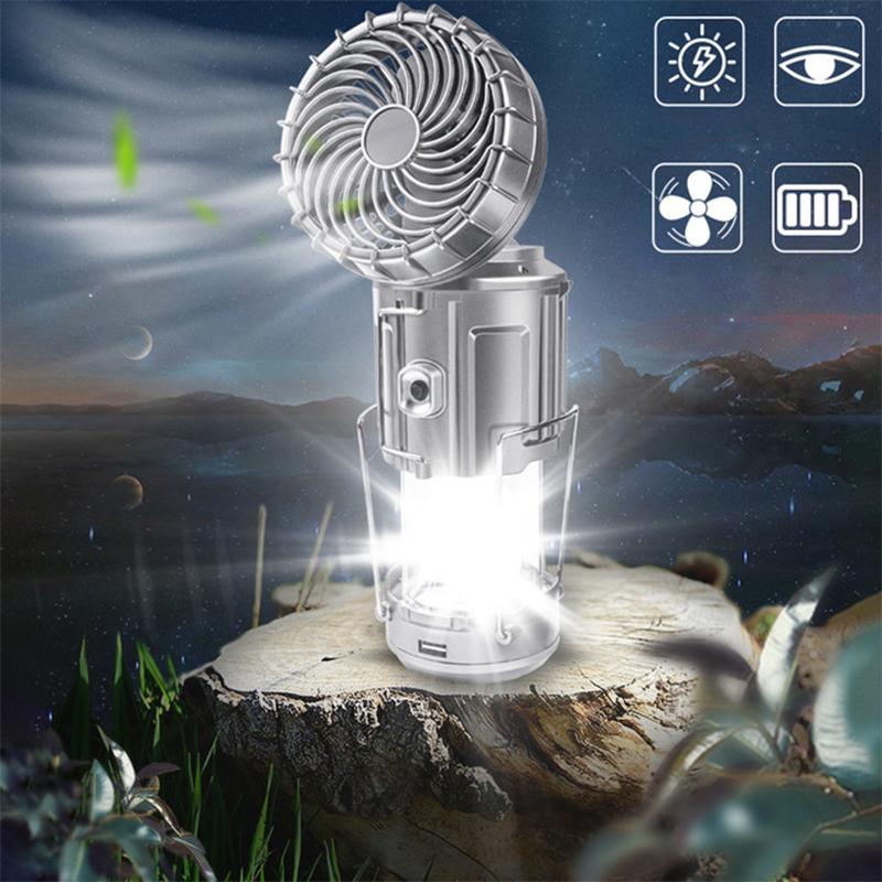 Outdoor LED Camping Licht mit Ventilator | Brehn