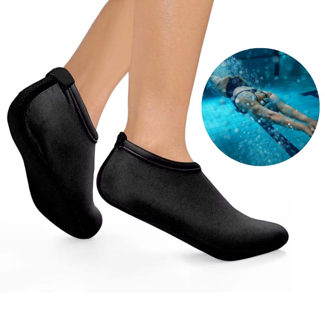 AquaGuard Wasserfeste Schwimmschuhe | Leichtgewichtiger Rutschfester Fußschutz - Strände - Schwimmbäder - Wassersport Brehn