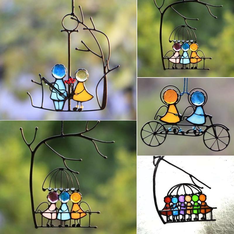 Buntglas Hängungen Sonnenfänger Kunst Dekoration Geschenk | Brehn