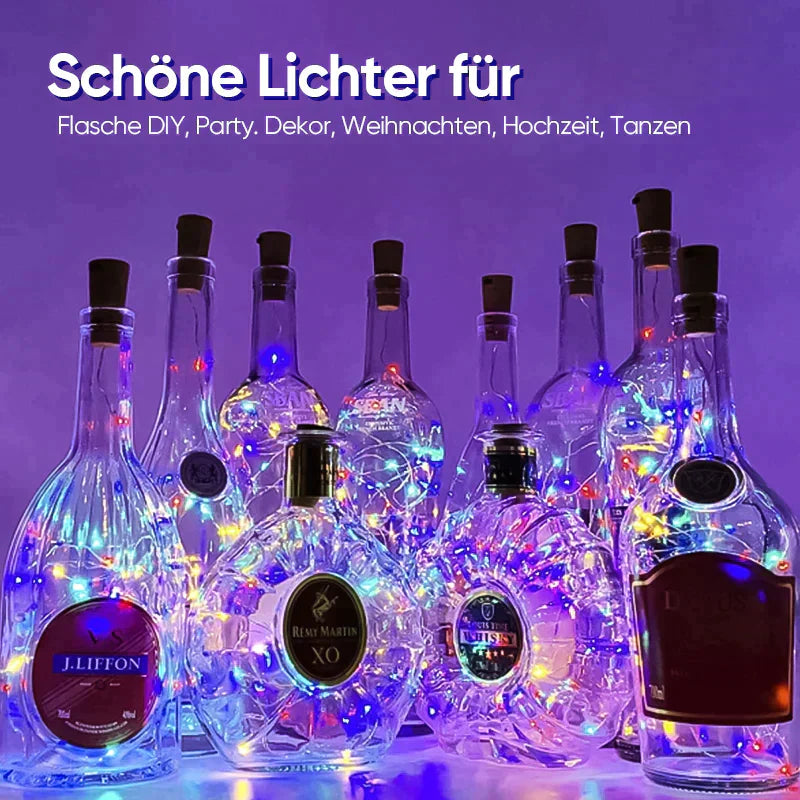 LED-Weinflaschenlichter Kork Nachtlicht DIY Decor Lift - Stück | Brehn