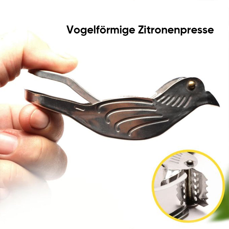 Vogelförmige Zitronenpresse aus Edelstahl | Brehn