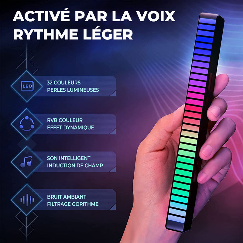 Sound-aktivierte RGB-Lichtleiste drahtlos | Brehn
