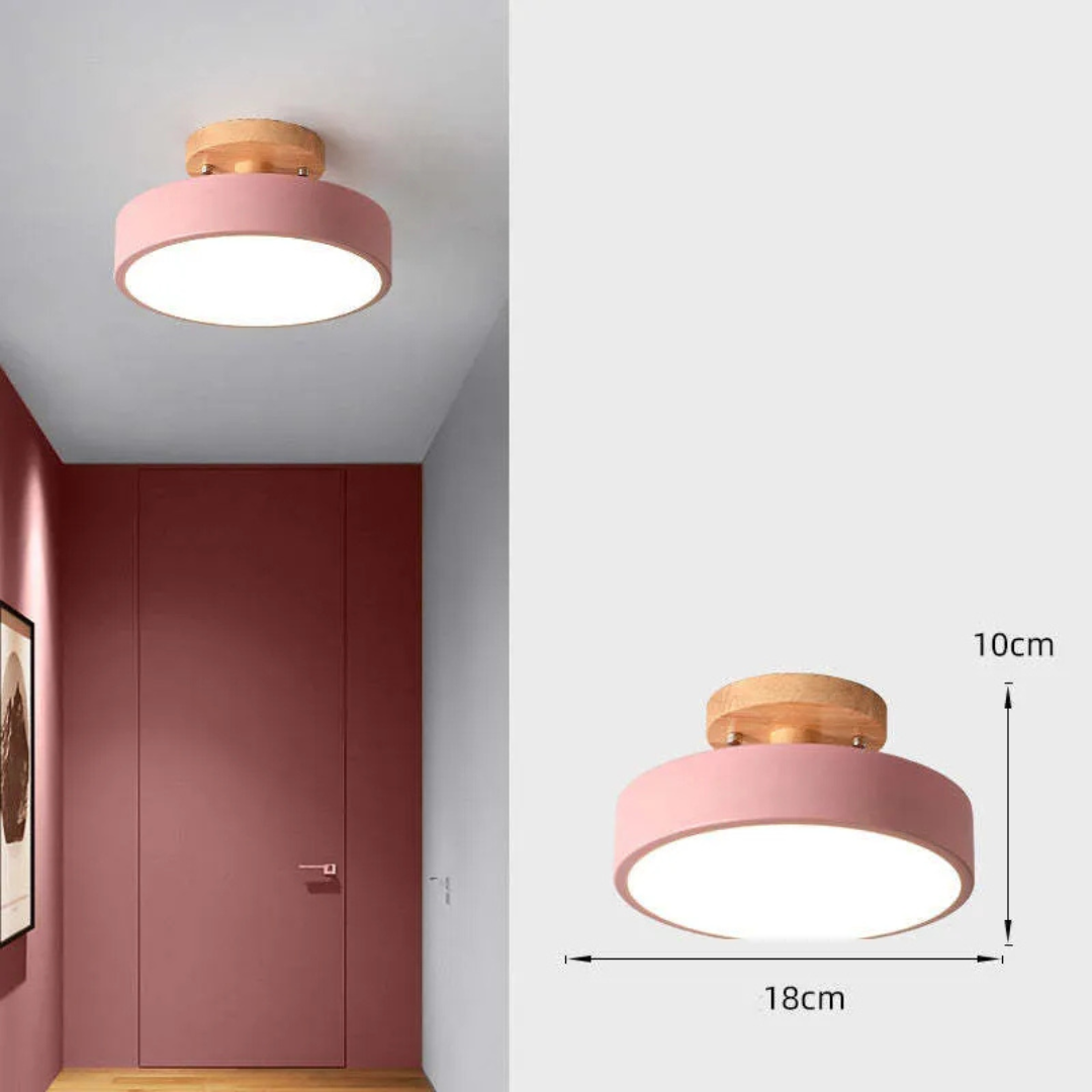 Brehn | Holz LED Deckenlampe