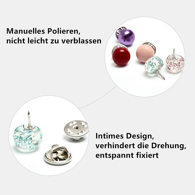 Brehn | Fixierte Broschen mit Anti-Exposition (10 Stück/Set)