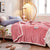 Brehn | Pink Flanellfleece-Decke - BlushCozy