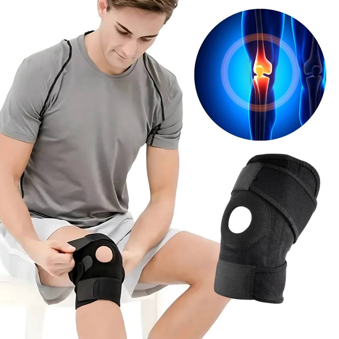ProFlex Kniebandage mit verstellbarem Druck | zur Schmerzlinderung - Verletzungsrehabilitation - Arthritis und Sports Stabilität Brehn