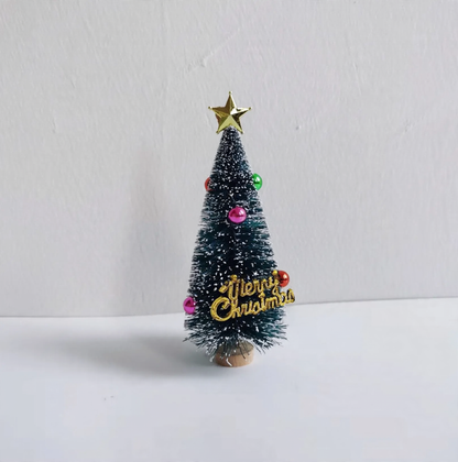 Mini-Weihnachtsbaum-Set mit Perlendekoration