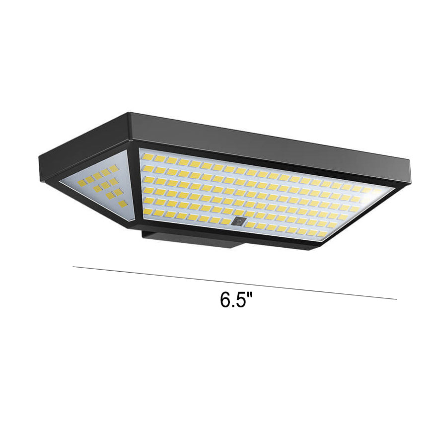 Einfaches Solar-Trapez-LED-Multifunktions-Außen-Wasserdicht-Garten-Wandleuchten-Lampe | Brehn