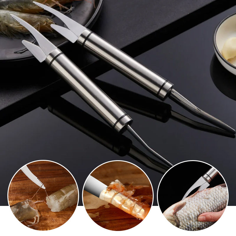 5 in 1 Multifunctional Shrimp Line Fish Maw Knife | Brehn