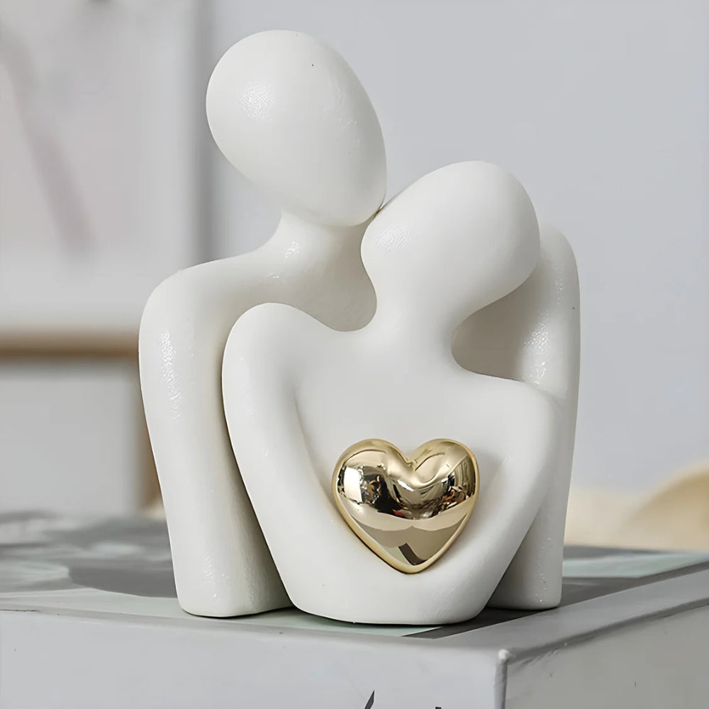 Umarmung Paar Herz Skulptur | Brehn