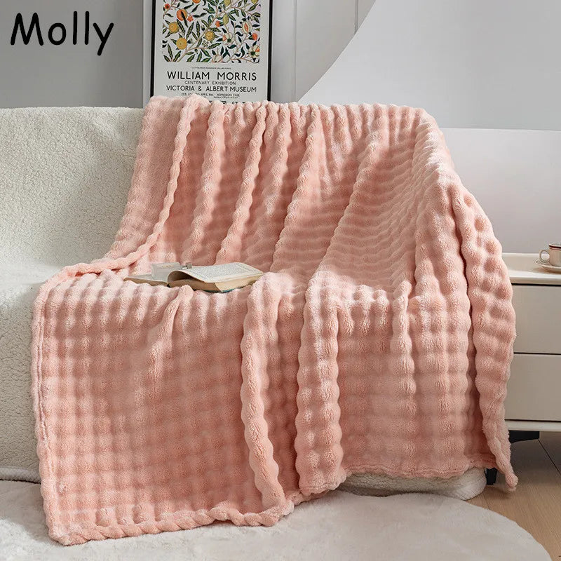 Brehn | Extra weiche Flanell-Decke - PlushBubble