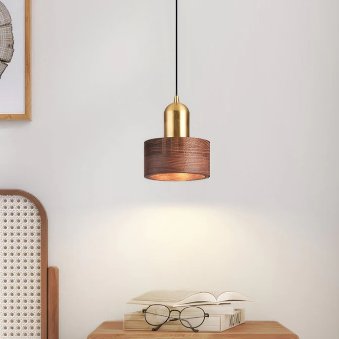Brehn | Design Pendelleuchte mit Goldakzent