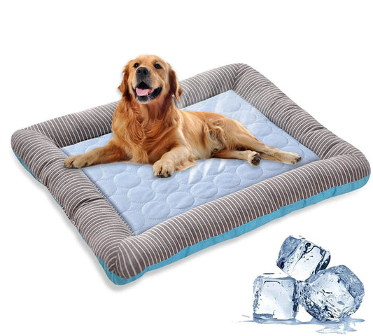 Kühlendes Hundebett mit Eis-Seidenmaterial | Brehn
