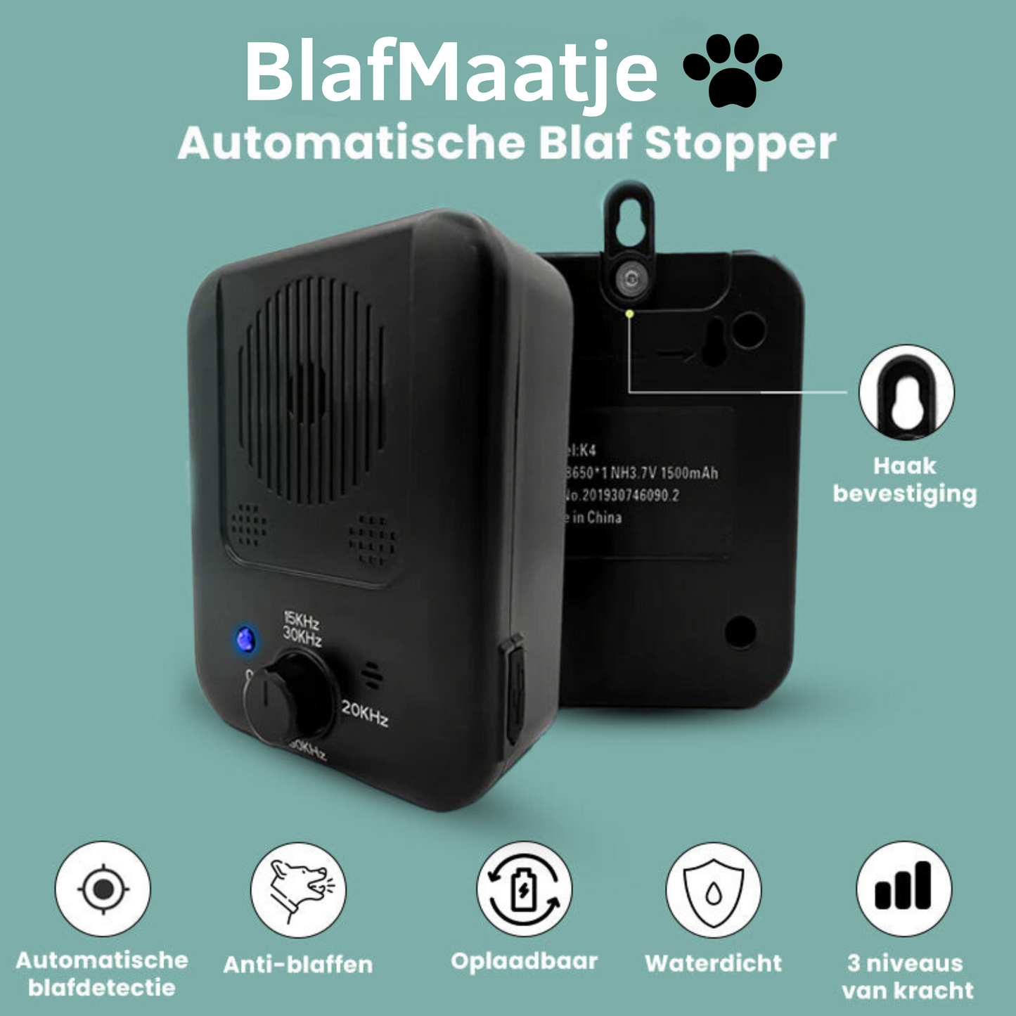 Brehn | CanineElegance Schmerzfreies Anti-Bell-Gerät | Effektives Bellen-Präventionssystem für eine harmonische Umgebung