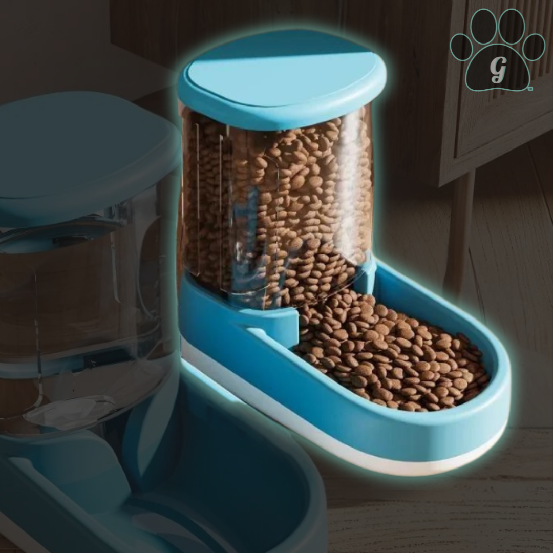 PET 3.8L Automatischer Schwerkraft-Tierfutterspender oder Wasserspender