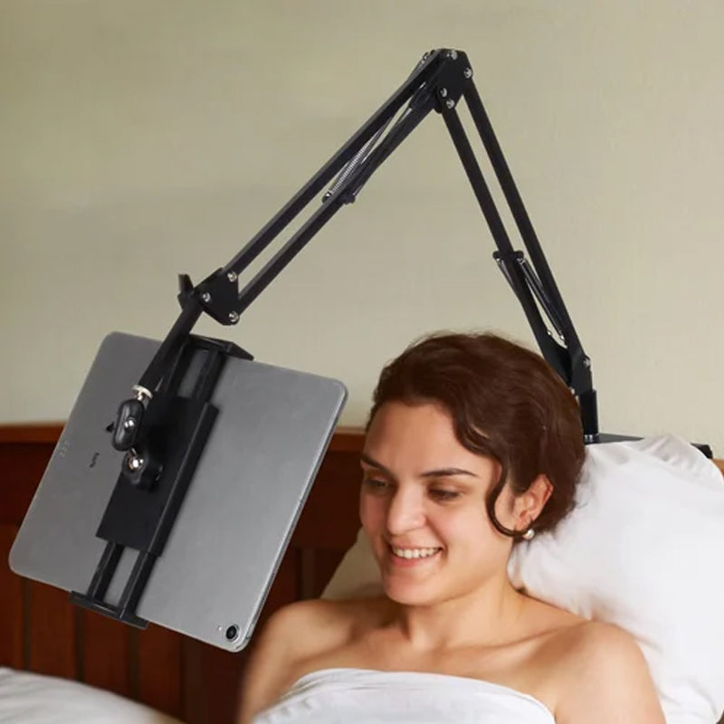 Brehn | Ausziehbarer, versteckter Telefon-/Tablethalter am Bett