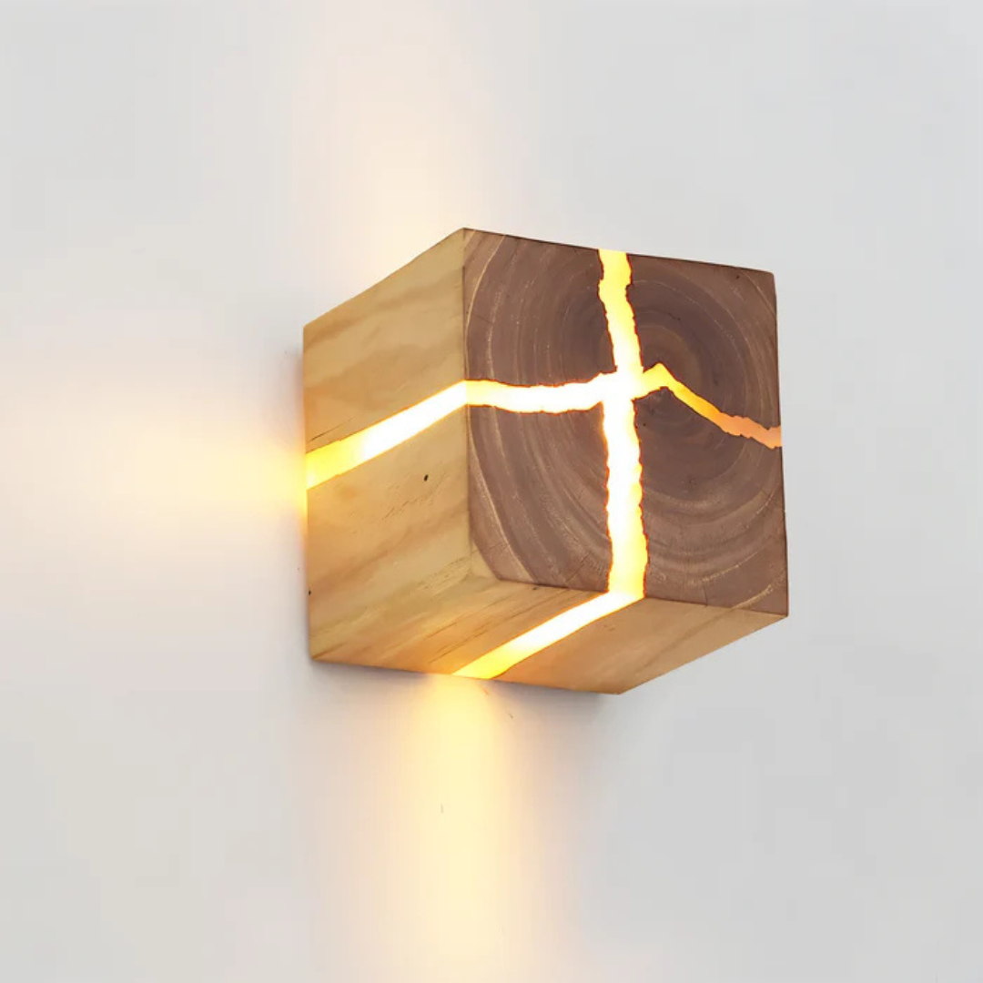 Vivolux | Holz LED Wandleuchte | Stilvolle Wandleuchte Innen