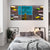 Investiere in dich selbst 3 Teile - Leinwand Wandkunst Malerei