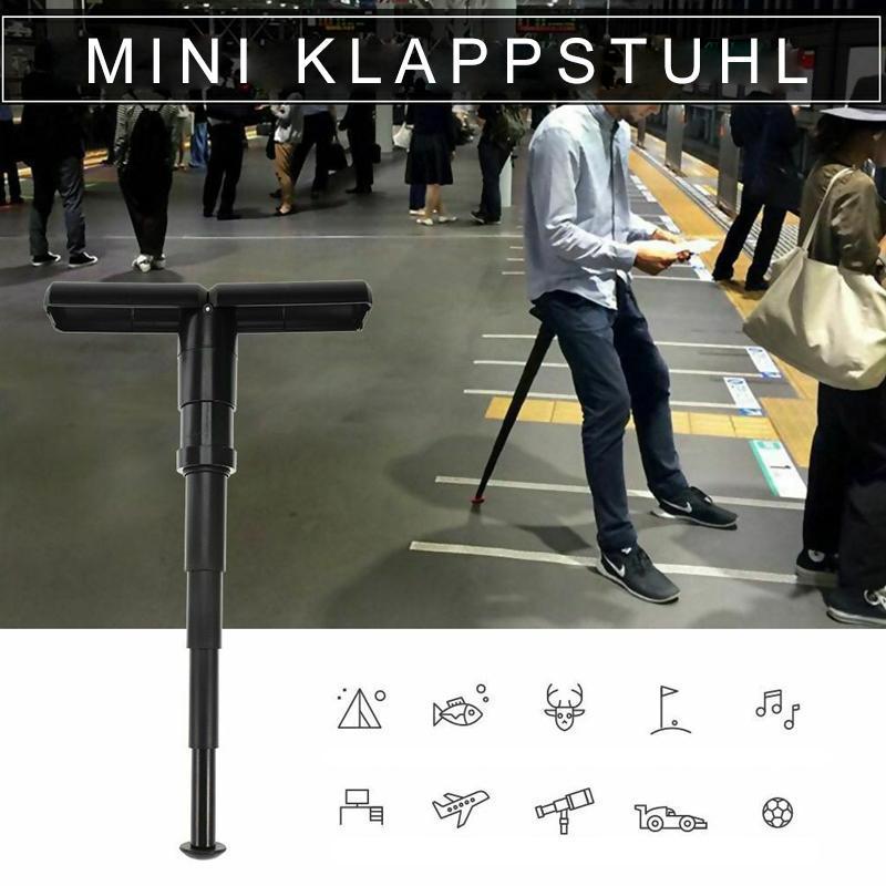 Brehn | Tragbare Mini Klappstuhl für Warteschlange im Freien usw.