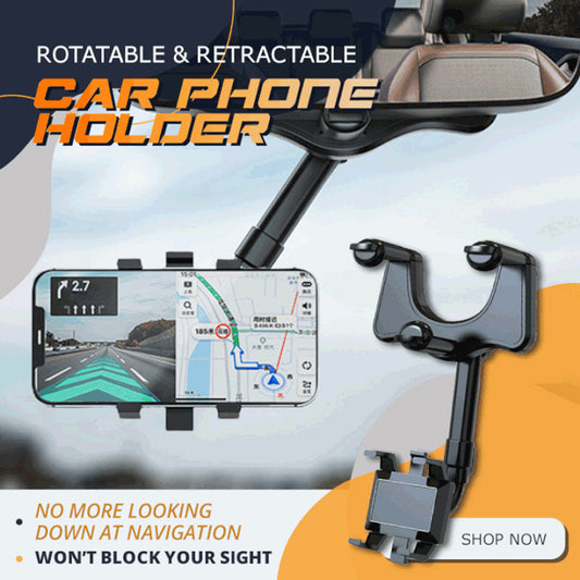 Drehbarer & Ausziehbarer Auto-Handyhalter | Brehn