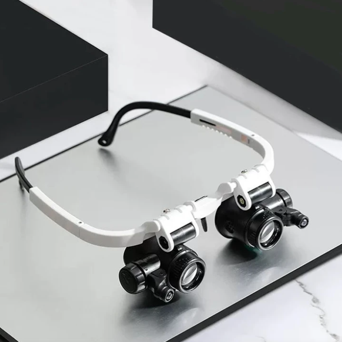 Brehn | Präzisionslupe mit einstellbarer LED-Beleuchtung