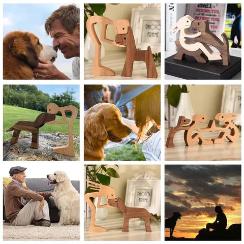 Brehn | Handgefertigte Hundefigur - HeartBond