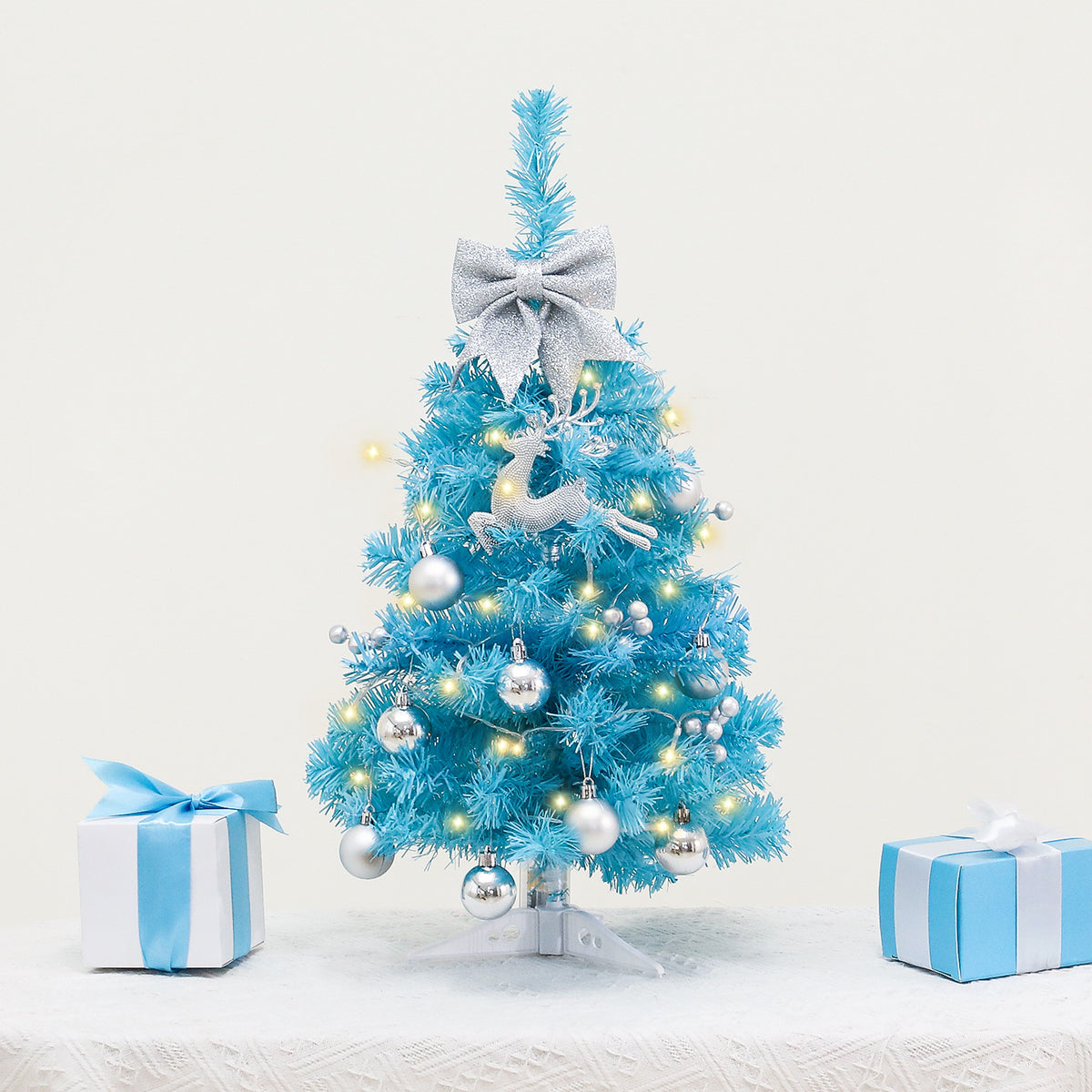 Mini-Weihnachtsbaum, 45/60 cm, optional mit Beleuchtung