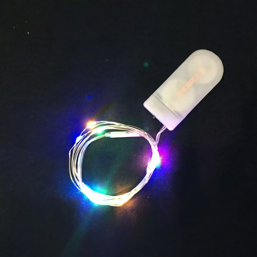 LED-Kupferdraht-Lichterkette mit Batteriebox