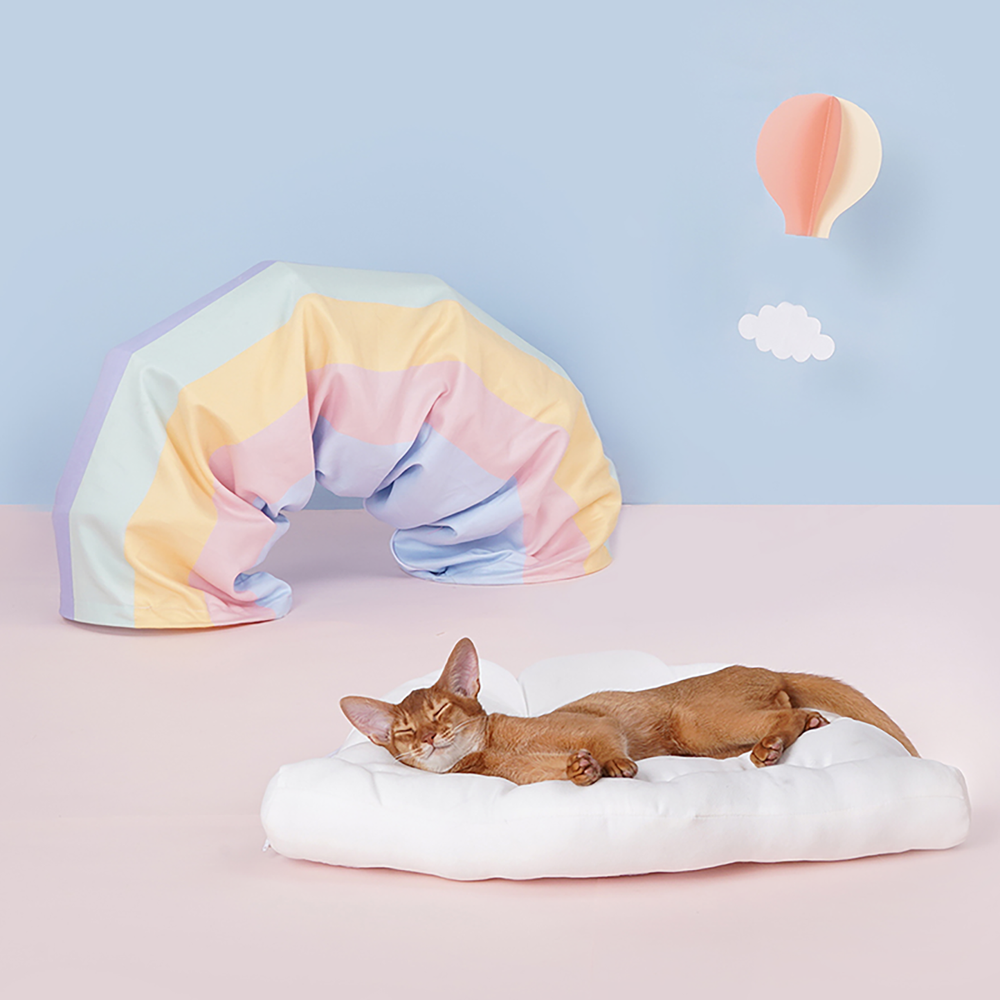 Candy Cloud Katzen-Tunnel – Weich, Gemütlich und Verspielt | Brehn