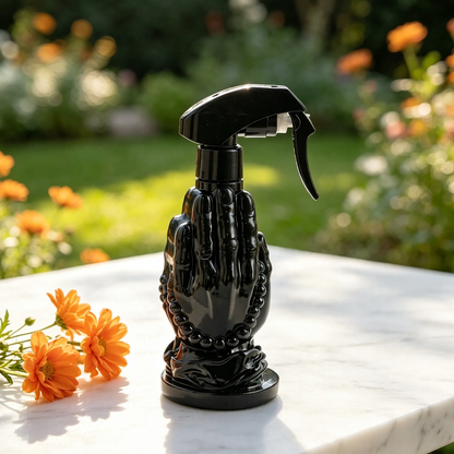 Zen-Gartenpflanzsprüher mit Blumenkopf