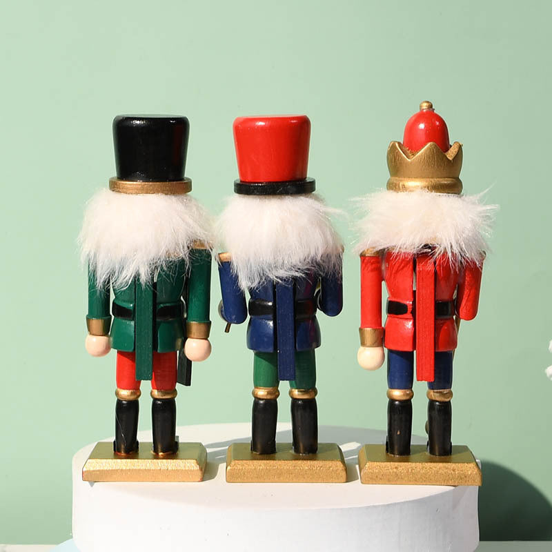 Nussknacker-Soldat Set, 15 cm, Holz