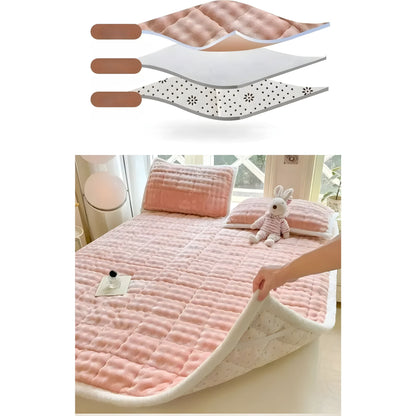 VelvetRest Bettwäsche - Wärmerer Winter Milchvelours Anti-Rutsch Matratzenbezug | Brehn