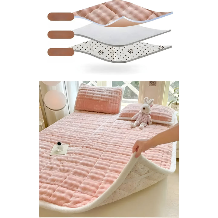 VelvetRest Bettwäsche - Wärmerer Winter Milchvelours Anti-Rutsch Matratzenbezug | Brehn