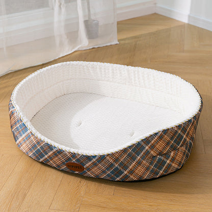 Hundebett, waschbar, S–XL, wärmend