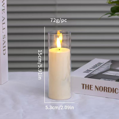 LED-Echtwachs-Optik Kerzen, verschiedene Sets