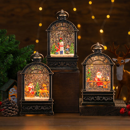 Dekorative Weihnachts-Fensterleuchte mit Musik und Licht