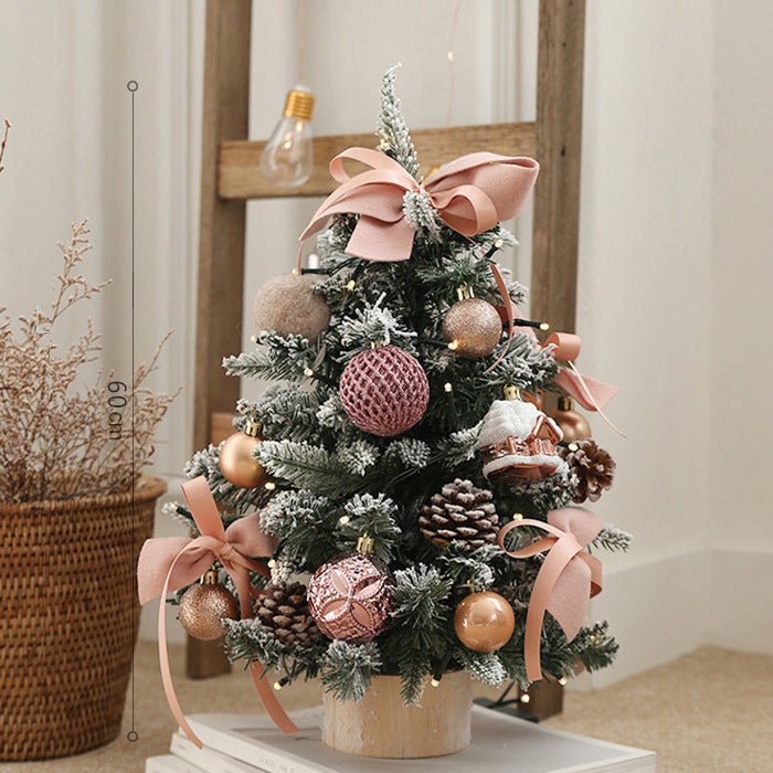 Mini-Weihnachtsbaum-Set für die Tischdekoration
