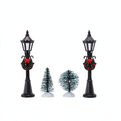 Miniatur-Weihnachtsdekorations-Set für Mikrolandschaften