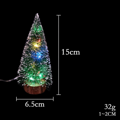 Miniatur-Weihnachtsbaum mit Schnee-Optik