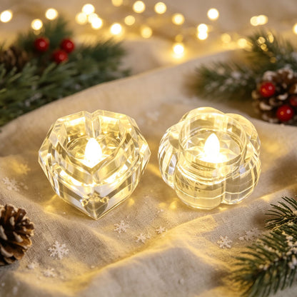 LED-Kristall-Kerzenlicht, verschiedene Formen