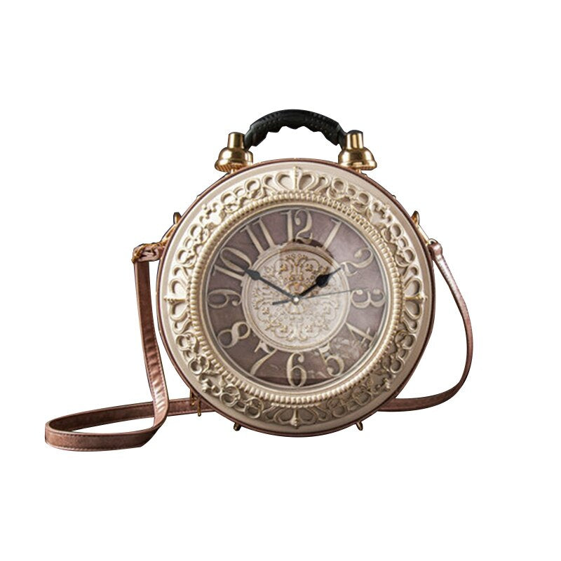 Brehn | Vintage Zeit Kreative Uhr Umhängetasche