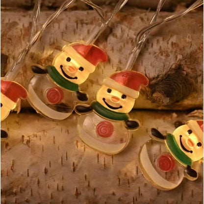 LED-Weihnachts-Lichterkette mit verschiedenen Motiven
