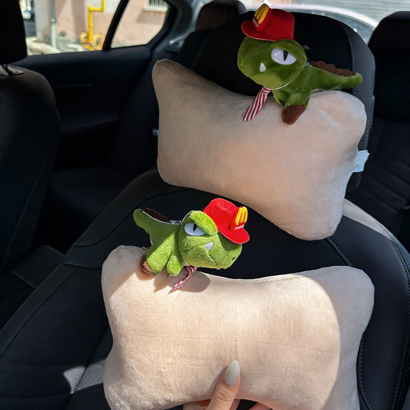 Autokopfstütze mit Dinosaurier-Design