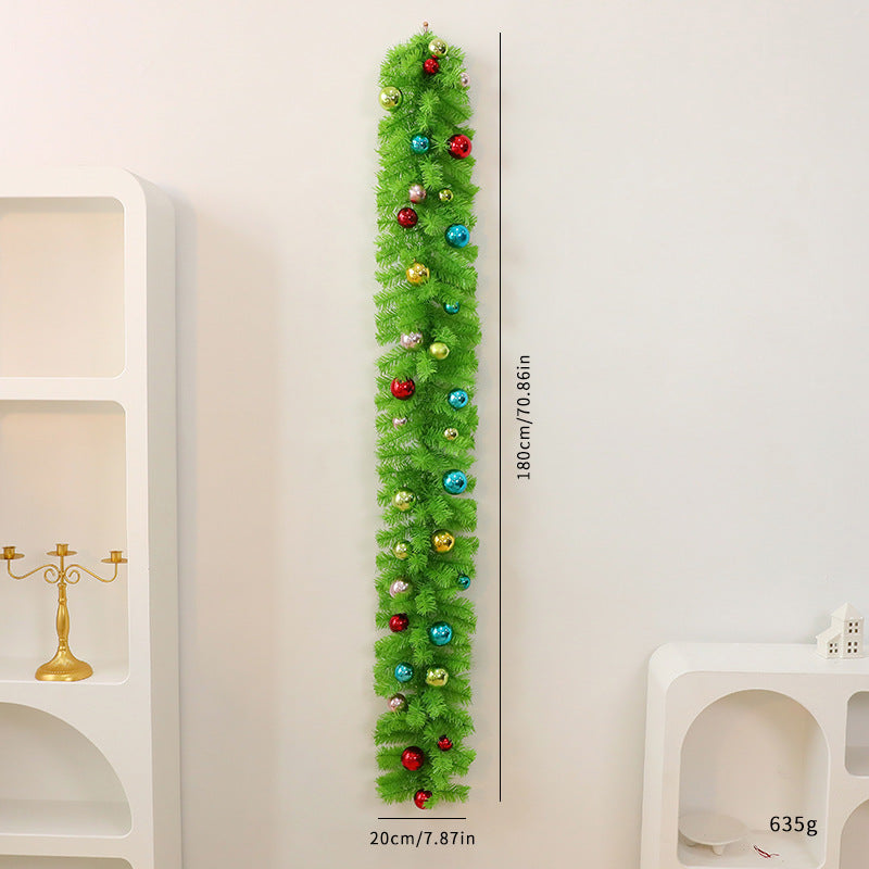 Weihnachtsbaum oder Girlande, Apfelgrün, 30-60 cm
