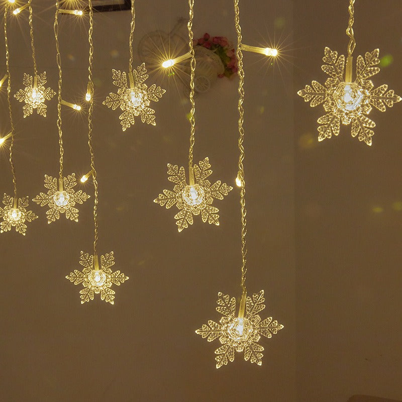 LED-Eiszapfen-Lichtervorhang für Fensterdekoration