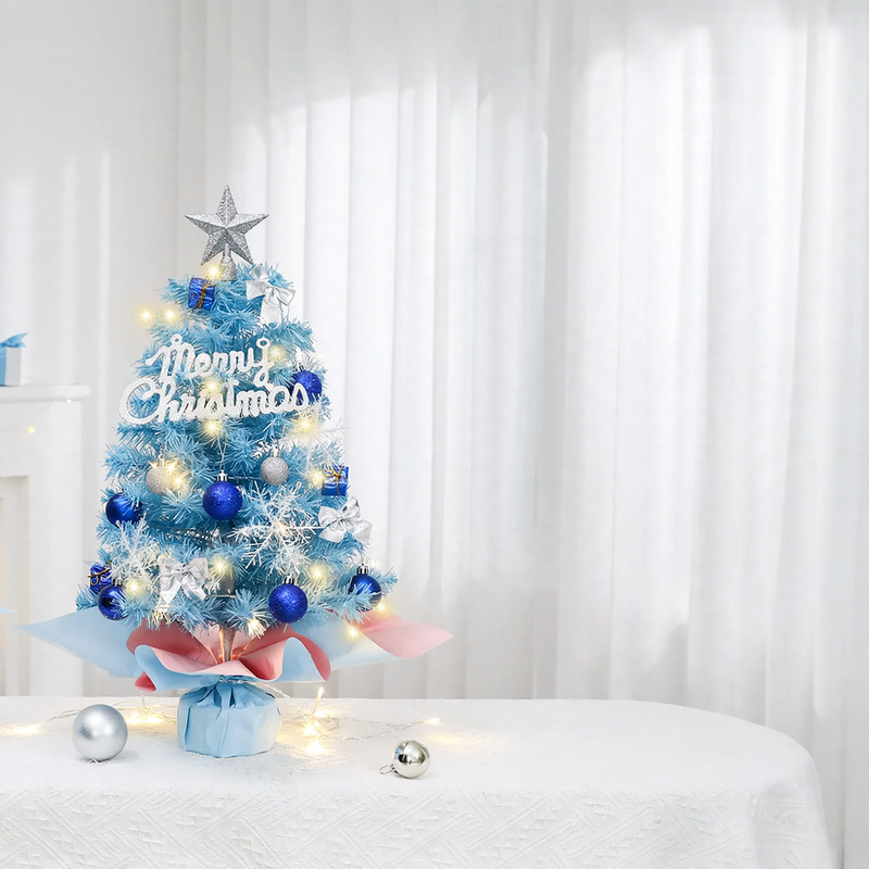 Blauer Mini-Weihnachtsbaum, 45 cm