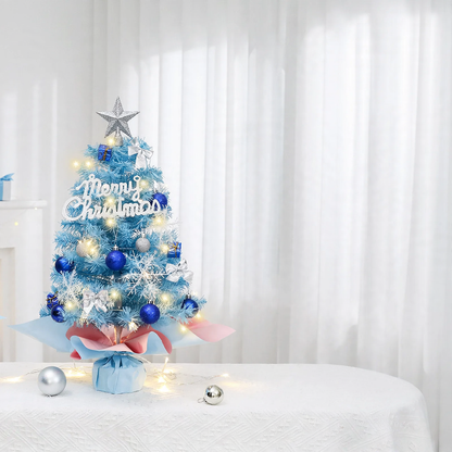 Blauer Mini-Weihnachtsbaum, 45 cm