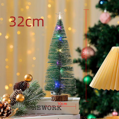 Mini-Weihnachtsbaum aus PVC, beschneit, verschiedene Größen