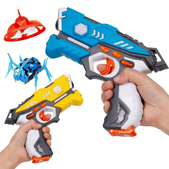 VIvolux | Realistisches Sound Licht Laser Lead Duel Spielzeugpistole