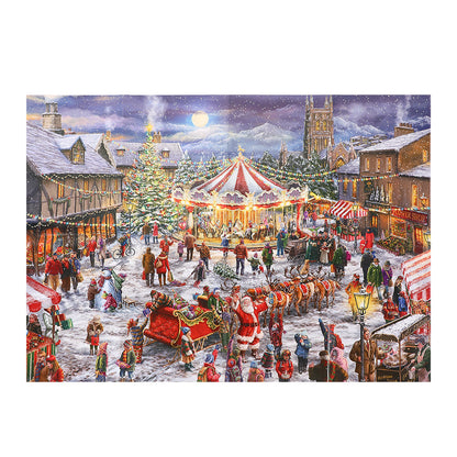 Weihnachts-Puzzle-Adventskalender mit 24 Türchen